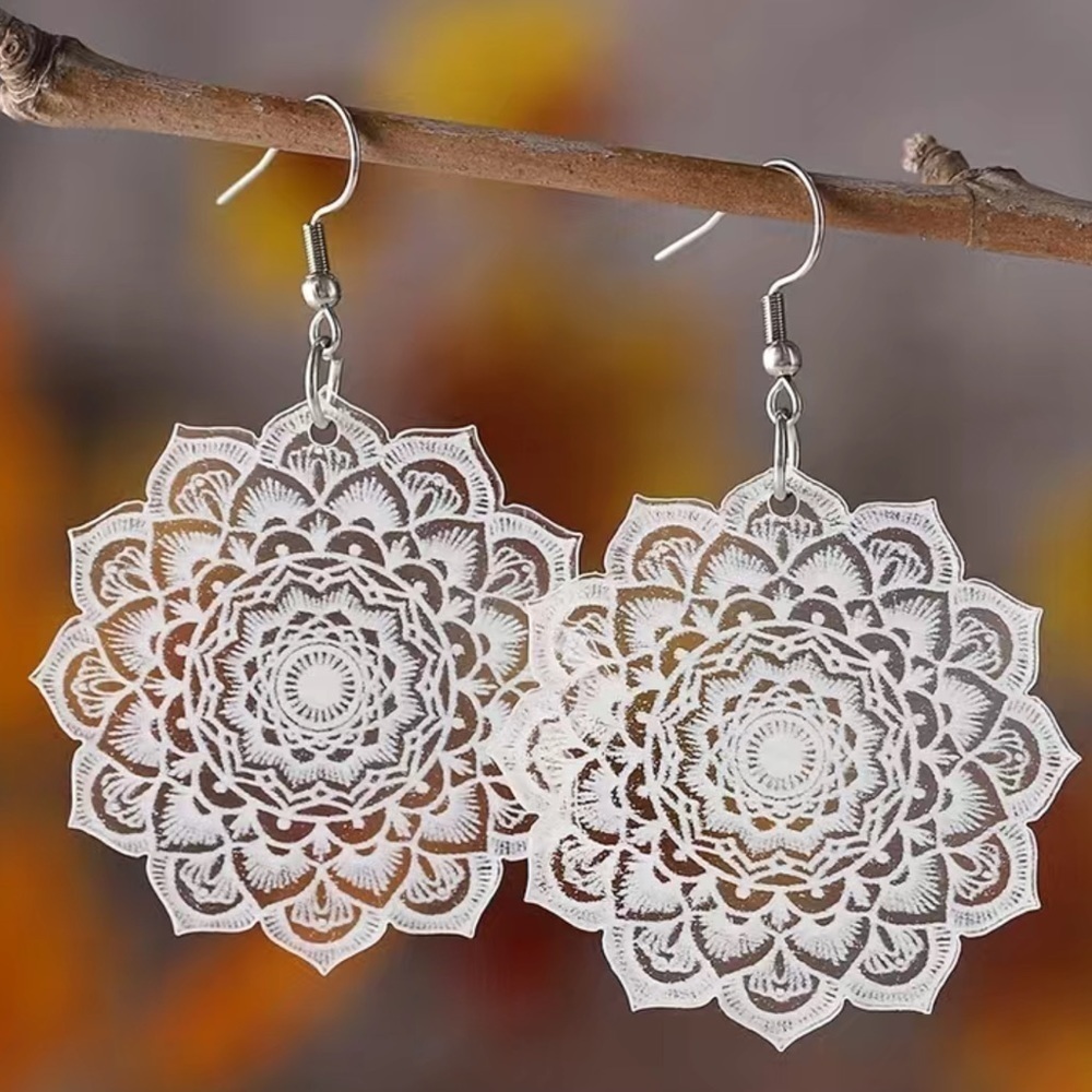 🌟NEW🌟 Dangle Retro Bohemian Style Acrylic Earrings